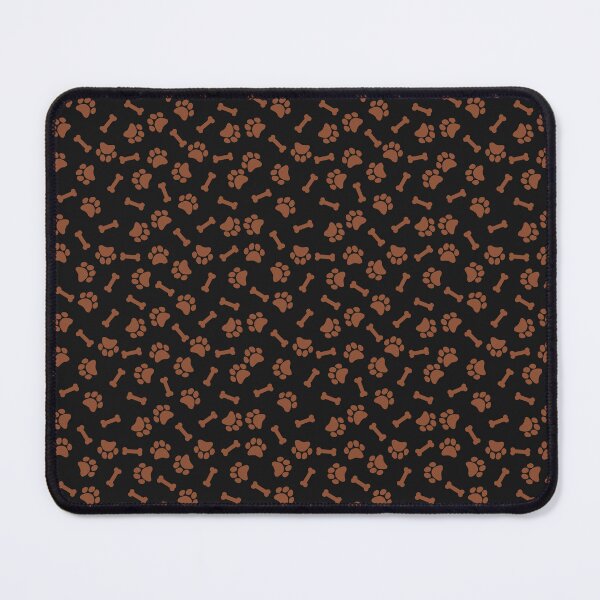 Item preview, Black and Copper dog paws designed and sold by pattern-archive.