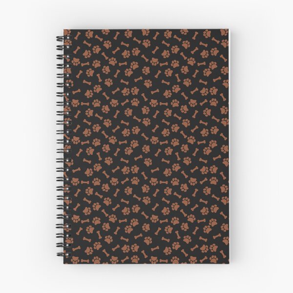 Item preview, Black and Copper dog paws designed and sold by pattern-archive.