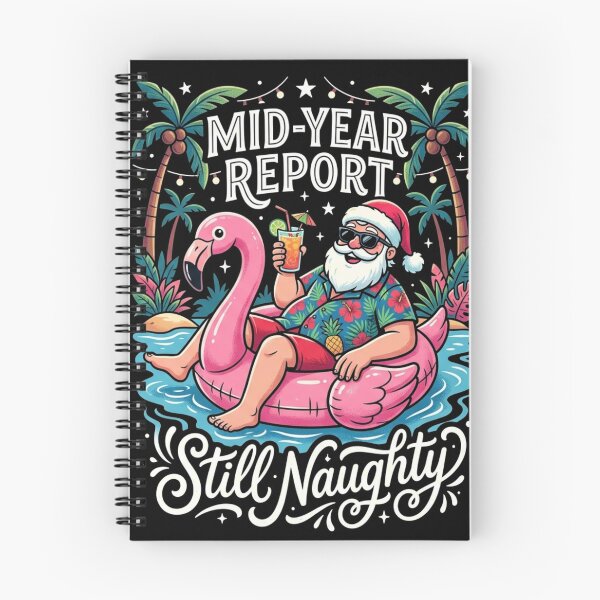 Item preview, Mid Year Report Still Naughty Christmas In July Shirt designed and sold by TeNovaStudio.
