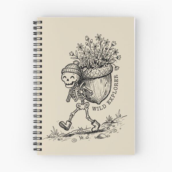 Item preview, Acorn Backpack - Spooky Cute Skeleton designed and sold by bapupa.