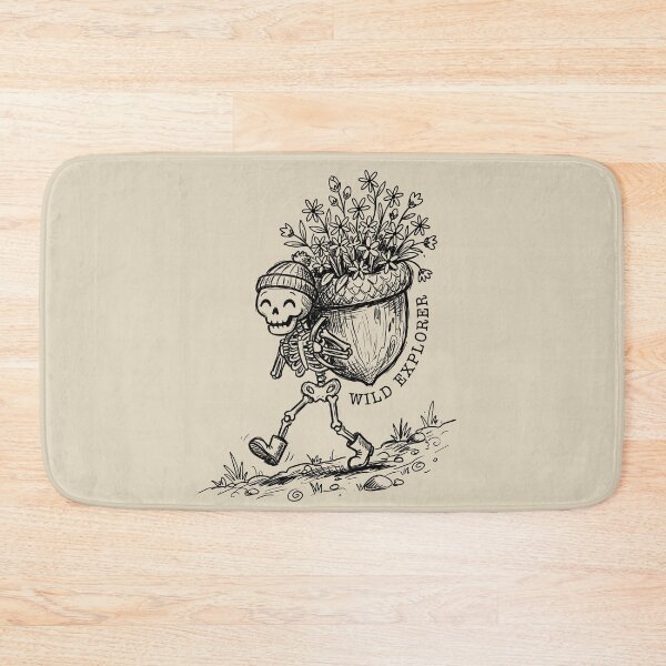 Item preview, Acorn Backpack - Spooky Cute Skeleton designed and sold by bapupa.