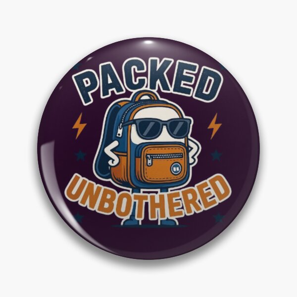 Item preview, Packed and Unbothered Funny Back To School Backpack Student T-Shirt designed and sold by HopeAndHustle.