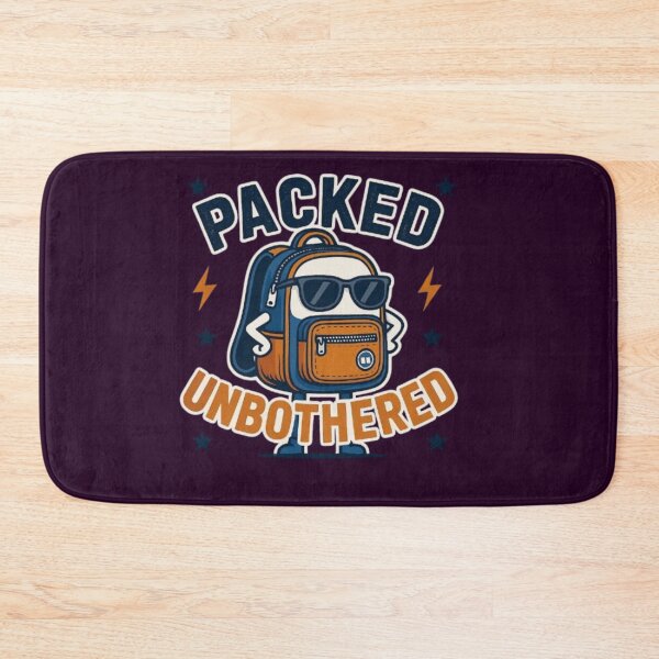 Item preview, Packed and Unbothered Funny Back To School Backpack Student T-Shirt designed and sold by HopeAndHustle.