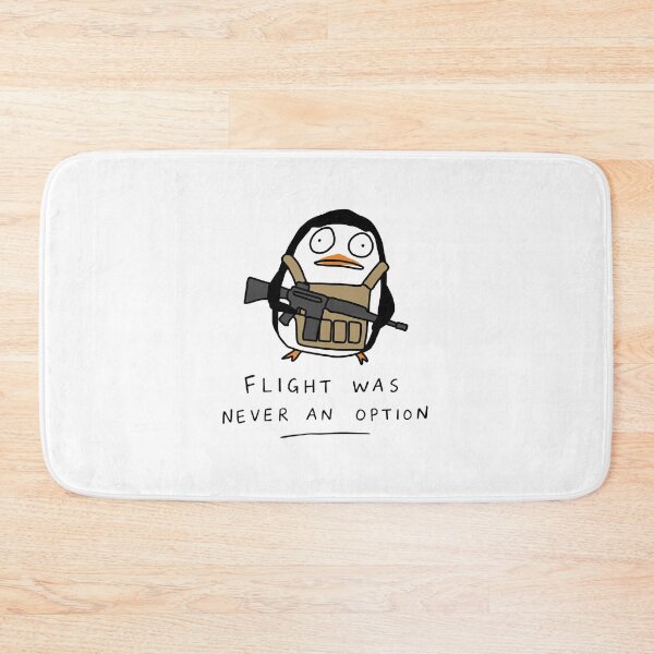 Item preview, Flight was Never an Option Tactical Penguin designed and sold by NQArtist.
