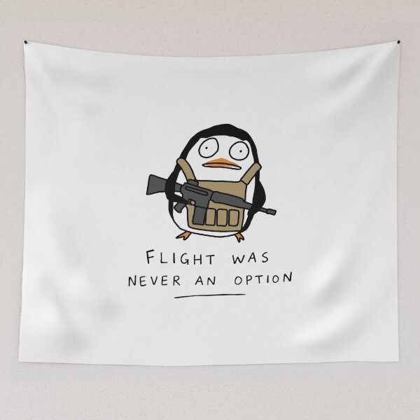 Item preview, Flight was Never an Option Tactical Penguin designed and sold by NQArtist.