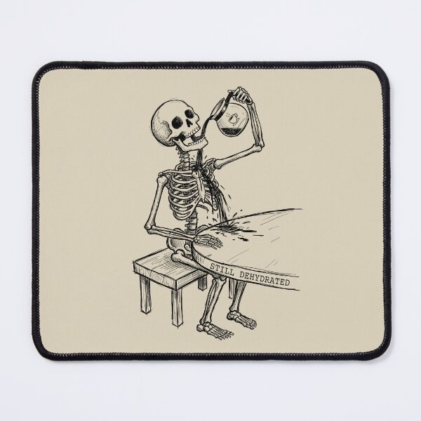 Item preview, Bone Dry Coffee - Spooky Cute Skeleton designed and sold by bapupa.
