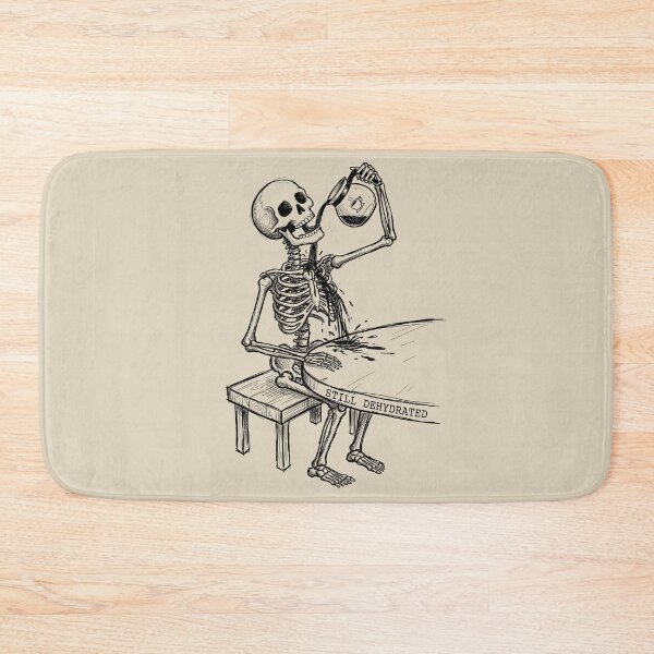 Item preview, Bone Dry Coffee - Spooky Cute Skeleton designed and sold by bapupa.