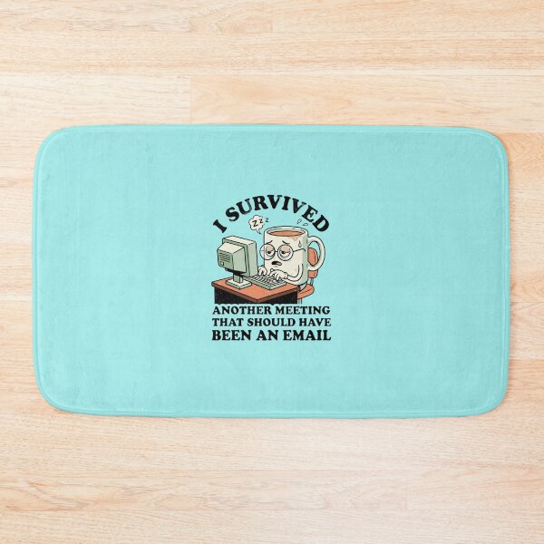 Item preview, Funny Retro Office Humor I Survived Another Meeting designed and sold by SandyPlace.