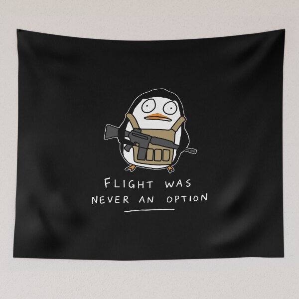 Item preview, Flight was Never an Option Tactical Penguin designed and sold by NQArtist.