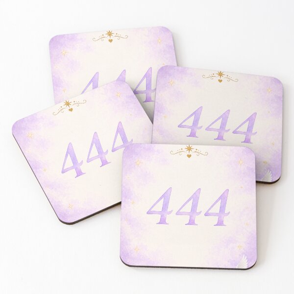 Item preview, 444 Angel Number Sacred Art Print designed and sold by AngelLighthouse.