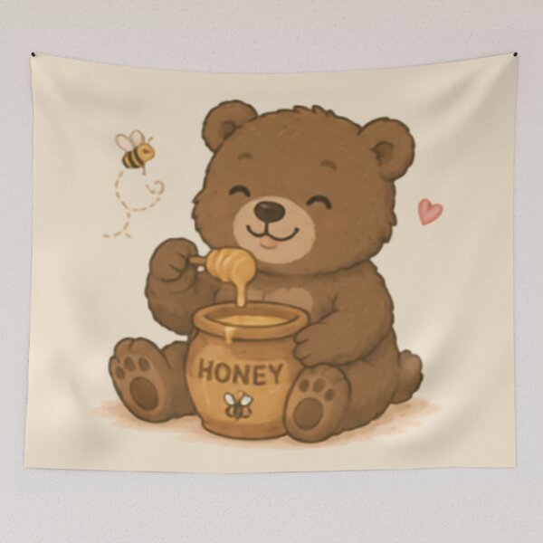 Item preview, Honey Break Bear designed and sold by MellowMunchkins.