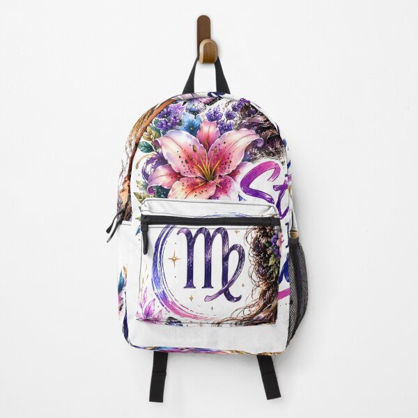 Item preview, Virgo Strong I Will Succeed Floral Goddess Zodiac Art designed and sold by Zodiac Celestial Art.