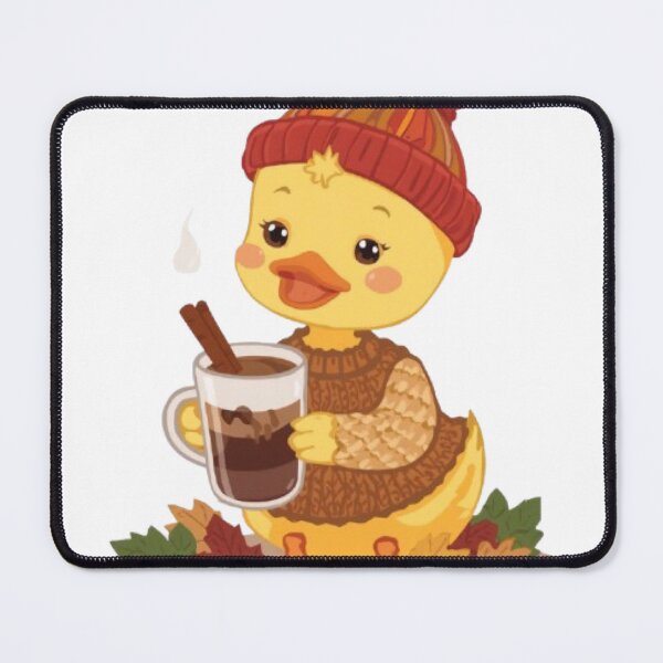 Item preview, Kawaii Cozy Duck Sticker | Cute Autumn Duck Aesthetic Gift designed and sold by Stylestickers55.
