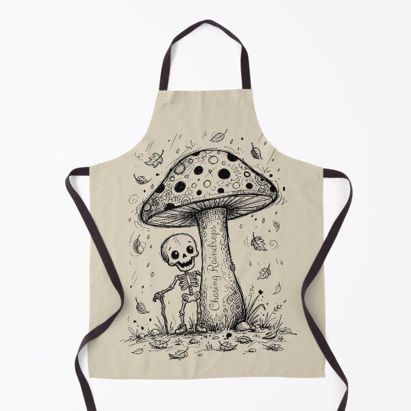 Item preview, Mushroom Umbrella - Spooky Cute Skeleton designed and sold by bapupa.