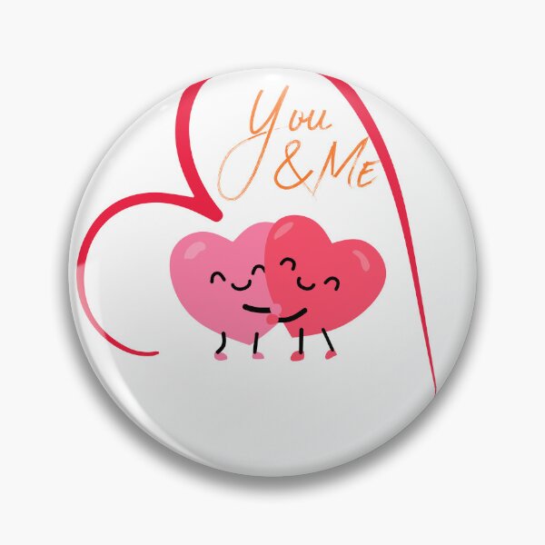 Item preview, You & Me Cute Kissing Hearts Couple Shirt designed and sold by Kirtikdesigns.