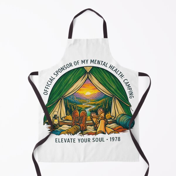 Item preview, Official Sponsor Of My Mental Health Camping Vintage Design designed and sold by Gabe1983.