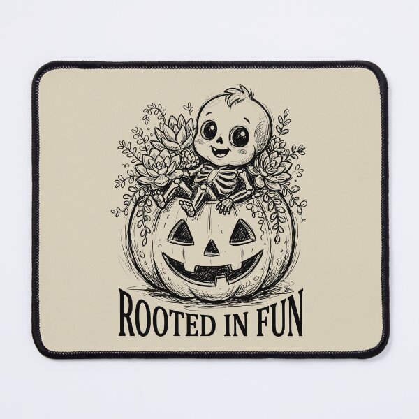 Item preview, Pumpkin Planter - Spooky Cute Skeleton designed and sold by bapupa.