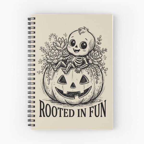 Item preview, Pumpkin Planter - Spooky Cute Skeleton designed and sold by bapupa.