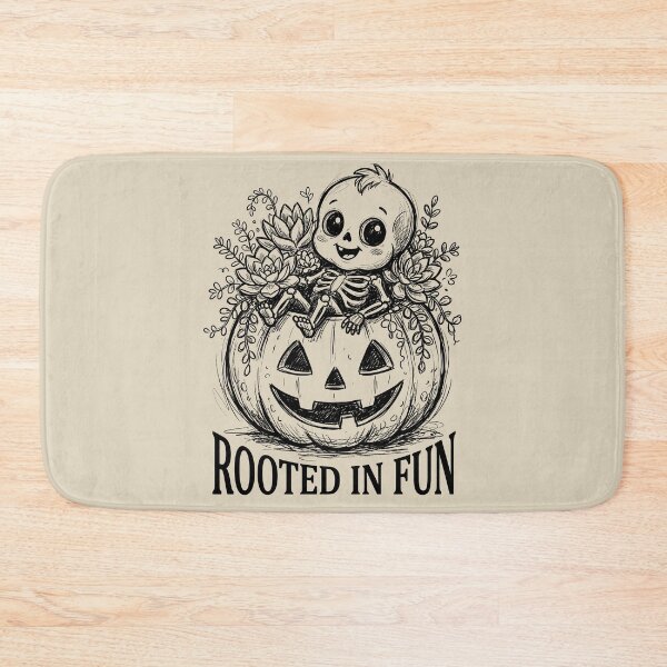 Item preview, Pumpkin Planter - Spooky Cute Skeleton designed and sold by bapupa.