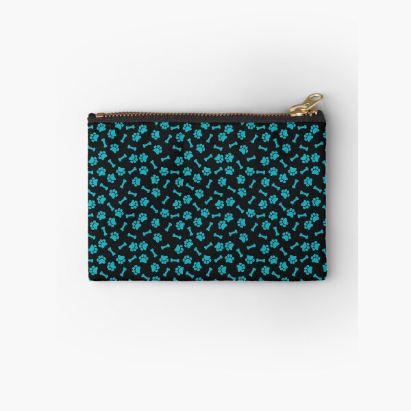 Item preview, Black and Cyan dog paws designed and sold by pattern-archive.