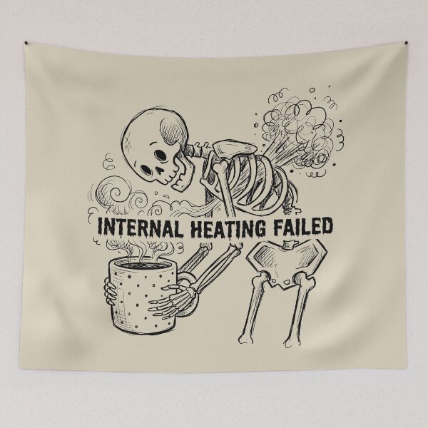 Item preview, Rib Cage Radiator - Spooky Cute Skeleton designed and sold by bapupa.
