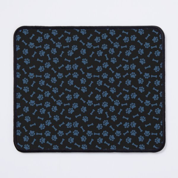 Item preview, Black and Denim dog paws designed and sold by pattern-archive.