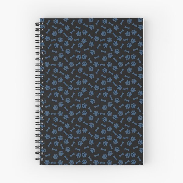 Item preview, Black and Denim dog paws designed and sold by pattern-archive.