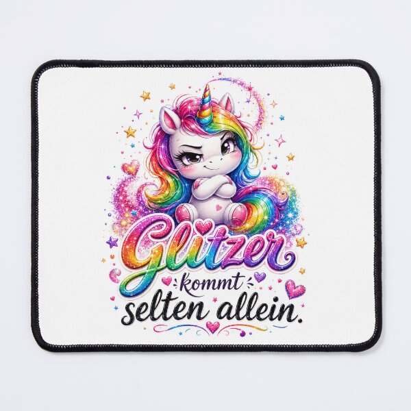 Item preview, Cute Unicorn With Glitter Cloud designed and sold by Tinosshop.