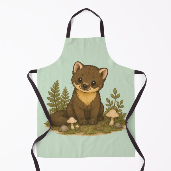 Item preview, Forest Friend Pine Marten designed and sold by MellowMunchkins.