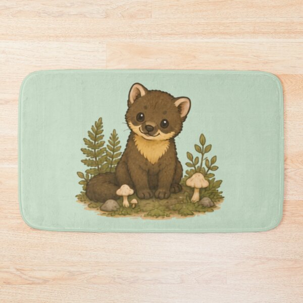 Item preview, Forest Friend Pine Marten designed and sold by MellowMunchkins.