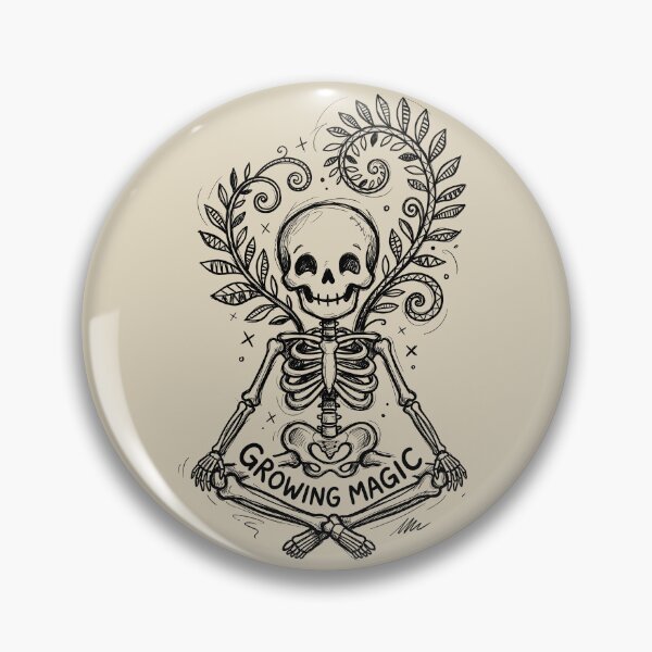 Item preview, Sprout Crown - Spooky Cute Skeleton designed and sold by bapupa.