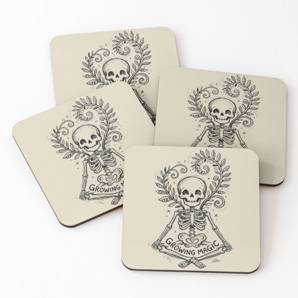 Item preview, Sprout Crown - Spooky Cute Skeleton designed and sold by bapupa.