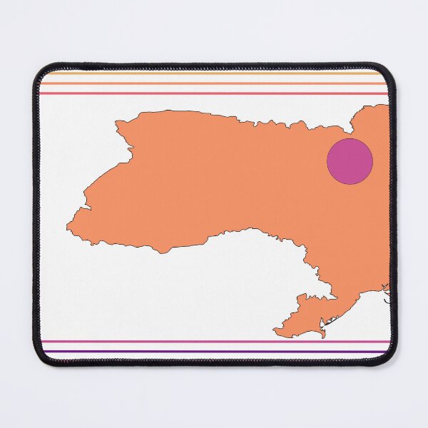 Item preview, Kiev Ukraine City Marked On Country Map designed and sold by TheIconSmith.