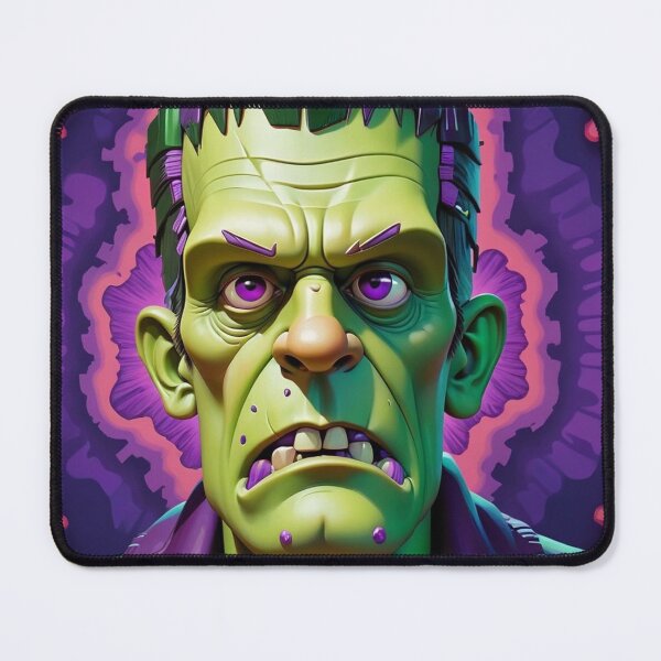 Item preview, Halloween Purple Green Frankenstein Classic Monster designed and sold by GaffaDesigns.