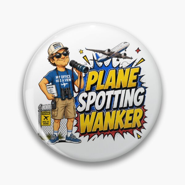 Item preview, Plane Spotting Wanker Funny Aviation Spotter Design designed and sold by UrbanKangaroo.