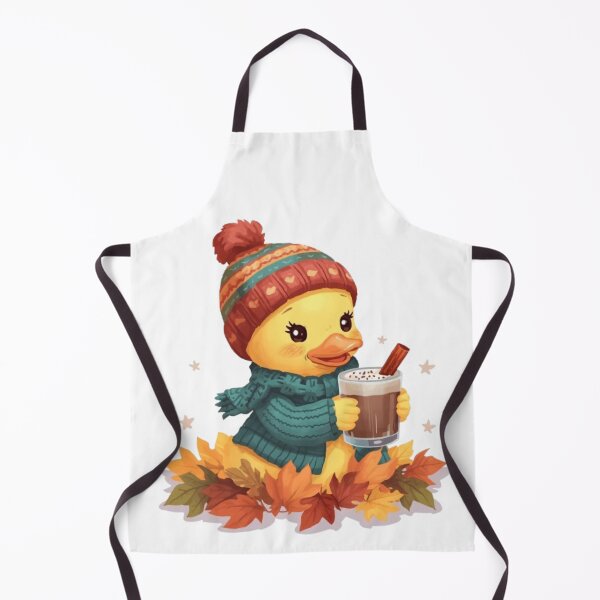 Item preview, Cute Cozy Duck Kawaii Sticker | Adorable Autumn Duck with Hot Chocolate designed and sold by Stylestickers55.