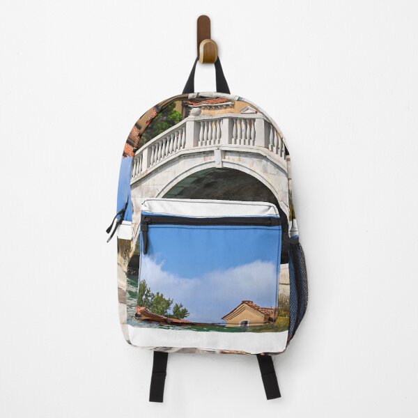 Item preview, Beautiful old white stone bridge and houses in Venice, Italy designed and sold by goceris.