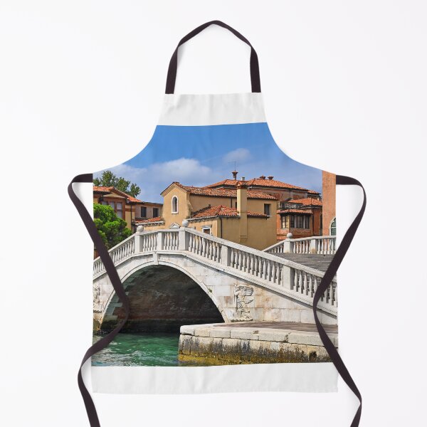 Item preview, Beautiful old white stone bridge and houses in Venice, Italy designed and sold by goceris.