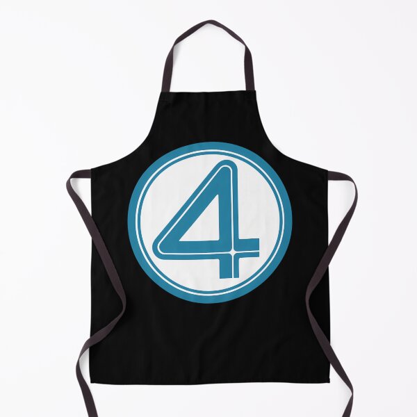 Item preview, Number Four Circle Blue Superhero Emblem designed and sold by PrismaticSnail.