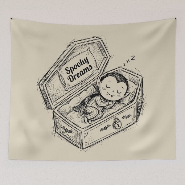 Item preview, Coffin Cradle - Spooky Cute Vampire designed and sold by bapupa.