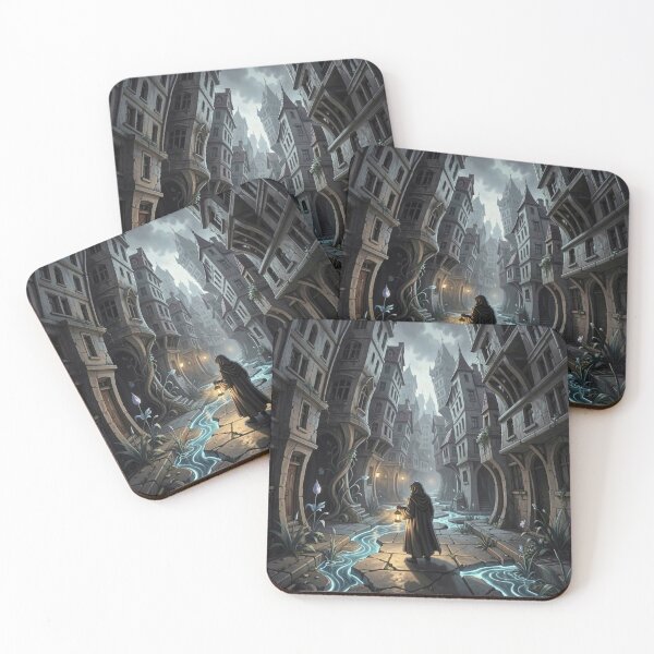 Item preview, Fantasy Lantern Alley – Surreal Medieval Style designed and sold by FotoworldEdel.