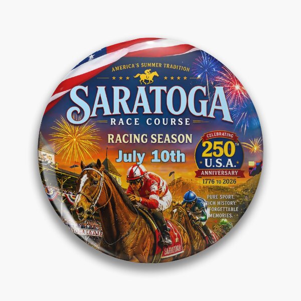 Item preview, SARATOGA 2026 RACING SEASON - Celebrating 250th USA Anniversary designed and sold by DBM Photo Art 1.
