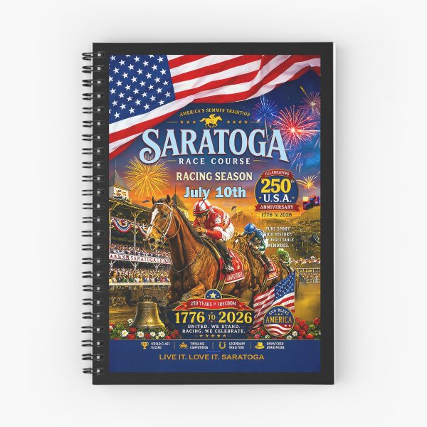 Item preview, SARATOGA 2026 RACING SEASON - Celebrating 250th USA Anniversary designed and sold by DBM Photo Art 1.