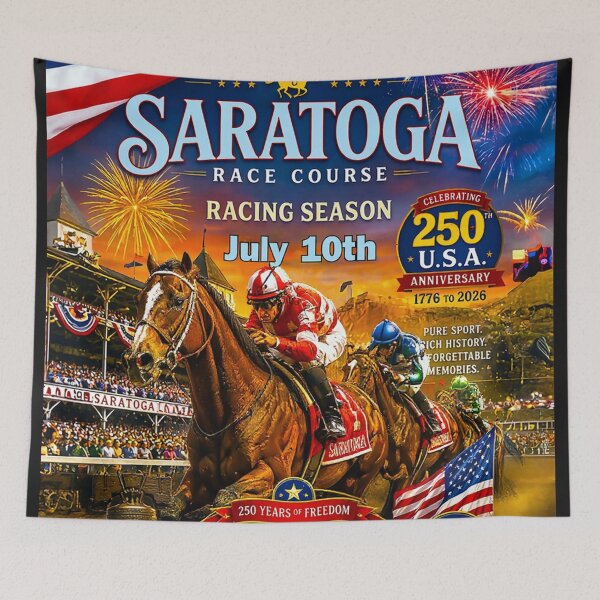 Item preview, SARATOGA 2026 RACING SEASON - Celebrating 250th USA Anniversary designed and sold by DBM Photo Art 1.