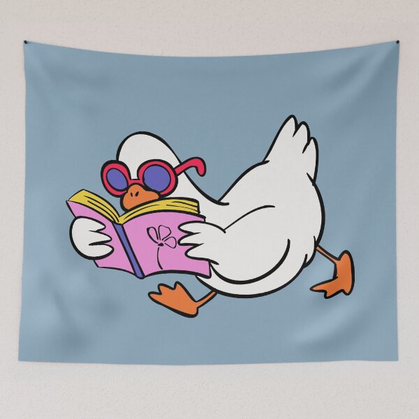 Item preview, Silly goose reading designed and sold by Neadoodles.