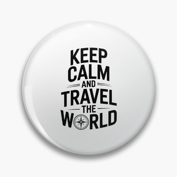 Item preview, Keep Calm and Travel The World designed and sold by Frank Ring.
