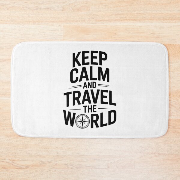 Item preview, Keep Calm and Travel The World designed and sold by Frank Ring.
