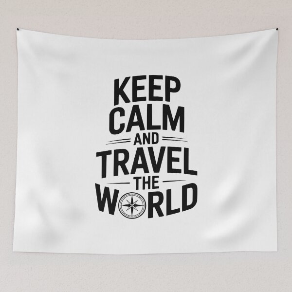 Item preview, Keep Calm and Travel The World designed and sold by Frank Ring.