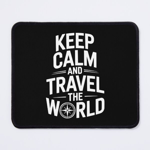 Item preview, Keep Calm and Travel The World designed and sold by Frank Ring.
