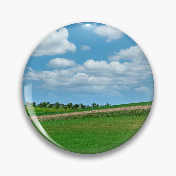 Item preview, Green wheat field and orchard, rolling hills landscape,Moravia,Chech Republic designed and sold by goceris.